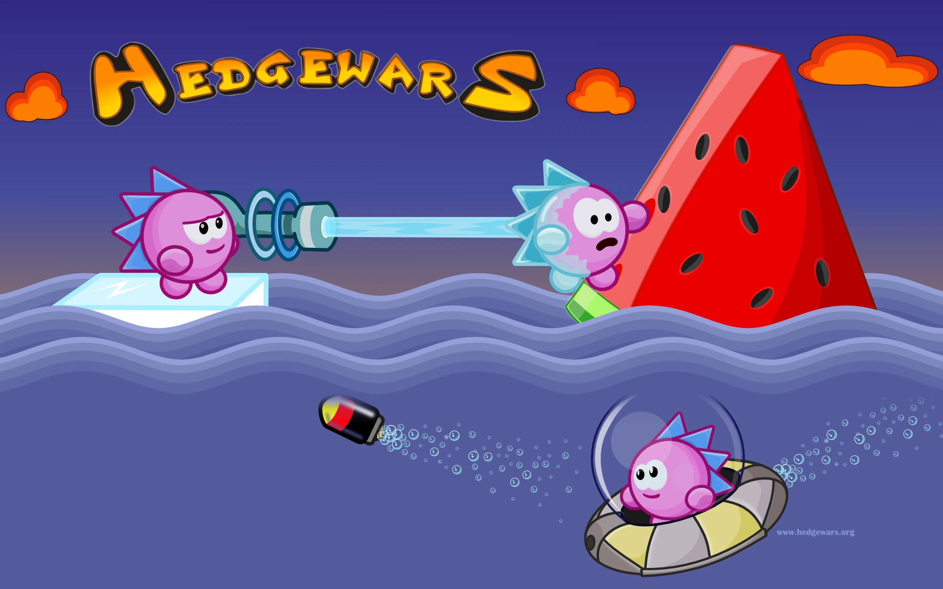 Hedgewars cover artwork